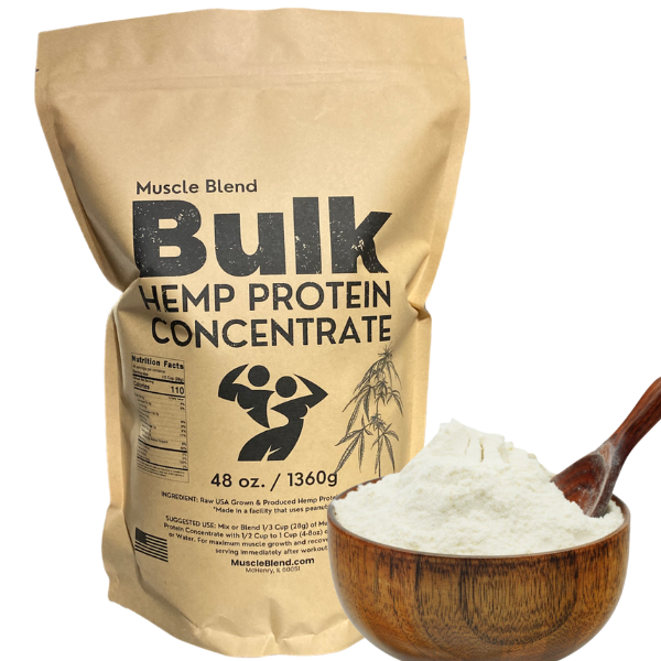 Muscle Blend Hemp Heart Protein Concentrate 48 oz